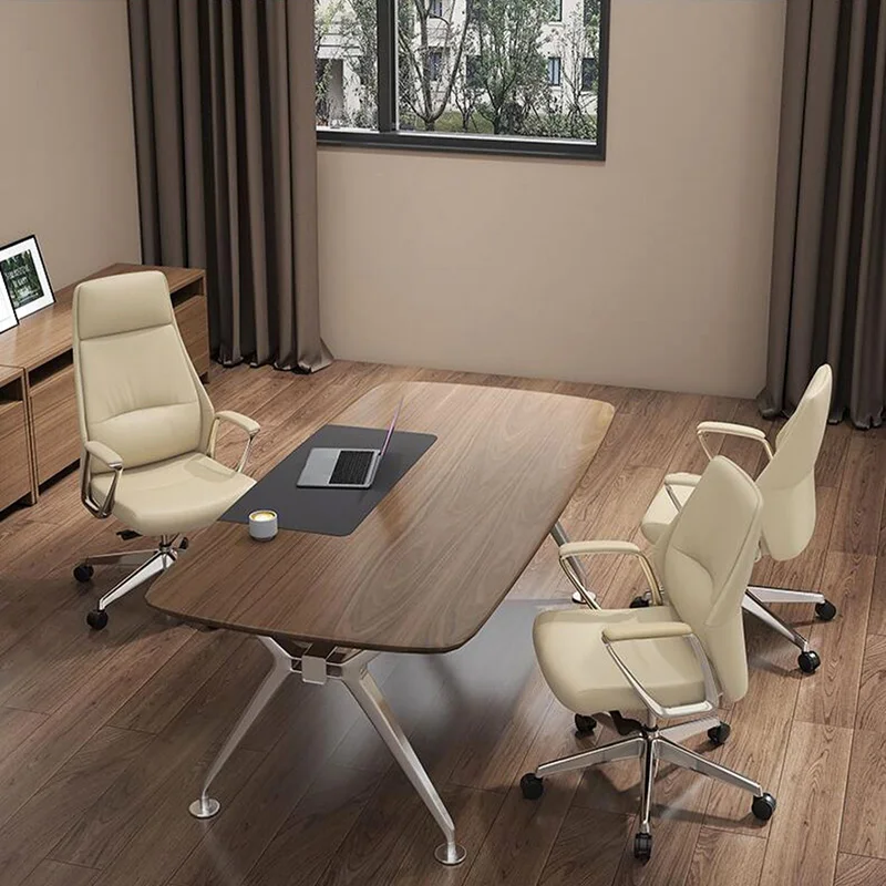 Grey high back leather office chair with chrome handrail modern design pu leather chair office