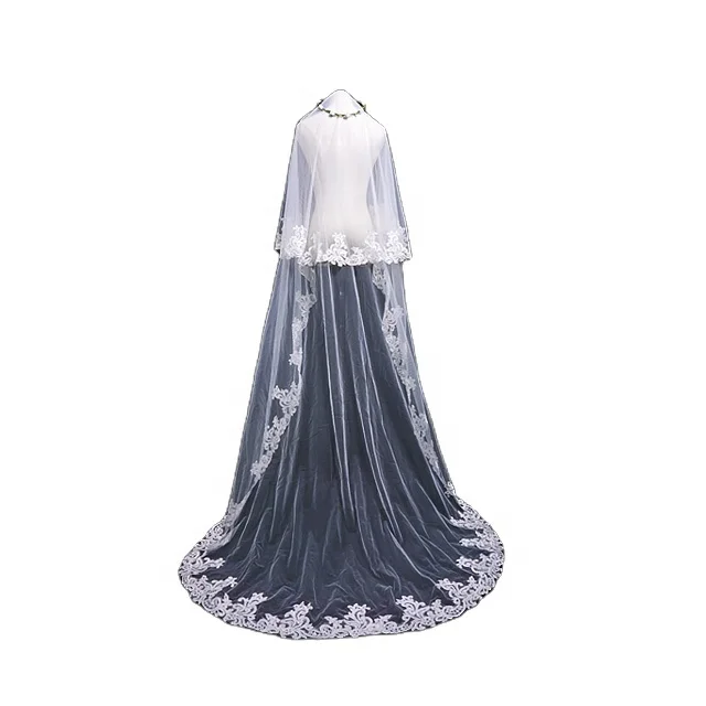 
Hot sell High Quality 2021 new style Wedding veil simple bridal veil Premium Tulle veil 