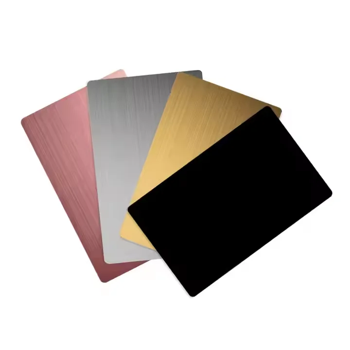 Glossy Matte Surface Ntag213 Nfc Chip Rfid Blank Pvc Black Card