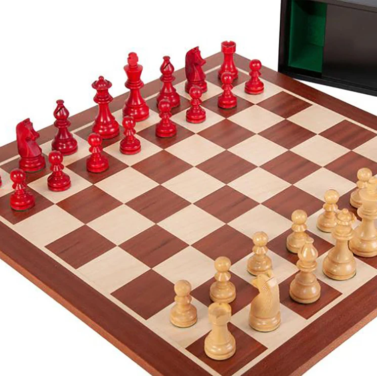 Custom Premium Quality Portable Travel Cheap Wooden Chess Board Game Set with Low Prices for sale