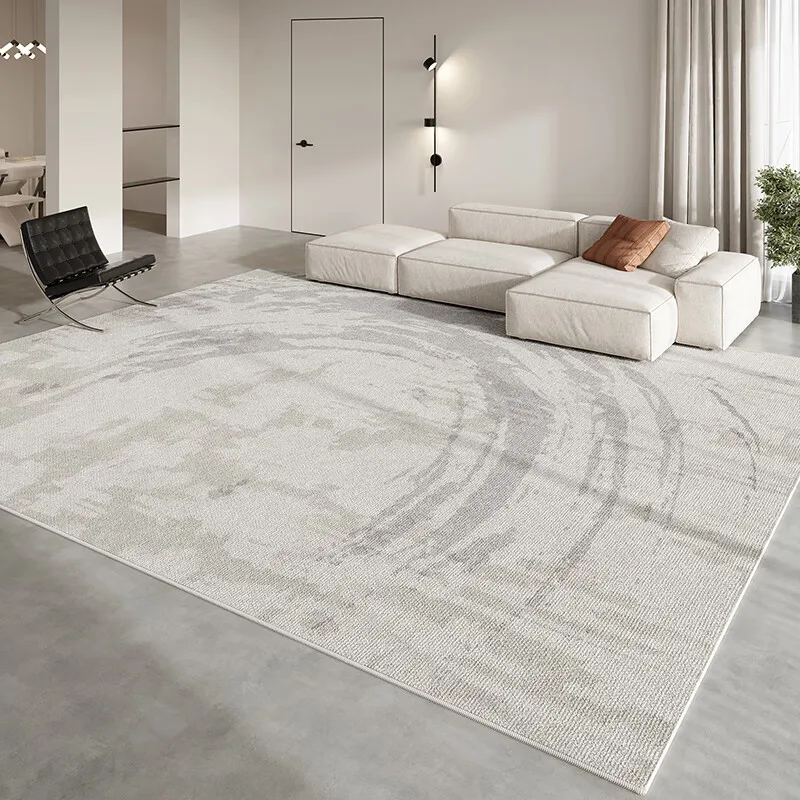 Simple modern style faux cashmere carpet suitable for multiple scenes pet-friendly easy to clean customizable patterns A