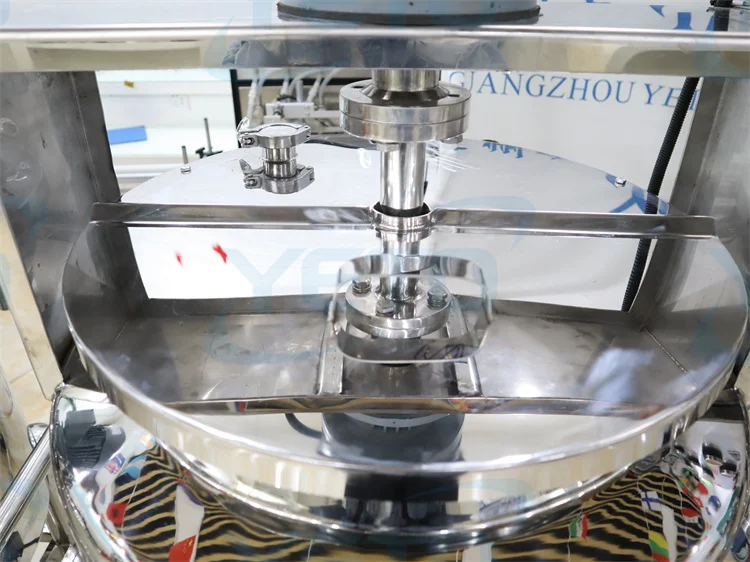 50L Movable Industrial chemical Cosmetic Liquid Detergent heated Mixing Reactor tank high shear homogenizer mixer blender