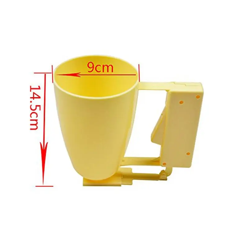 
Hand-held batter dispenser Meatball maker 