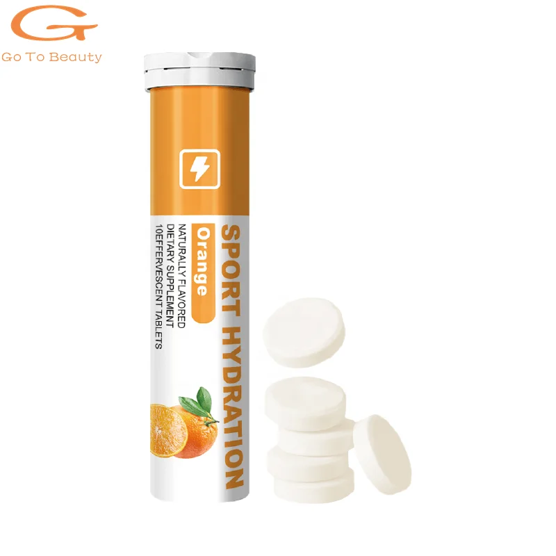 Gotobeauty OEM Ca Fe Zn Se Effervescent Tablets Nutrition Supplement vitamin c with zinc tablets effervescent tablets