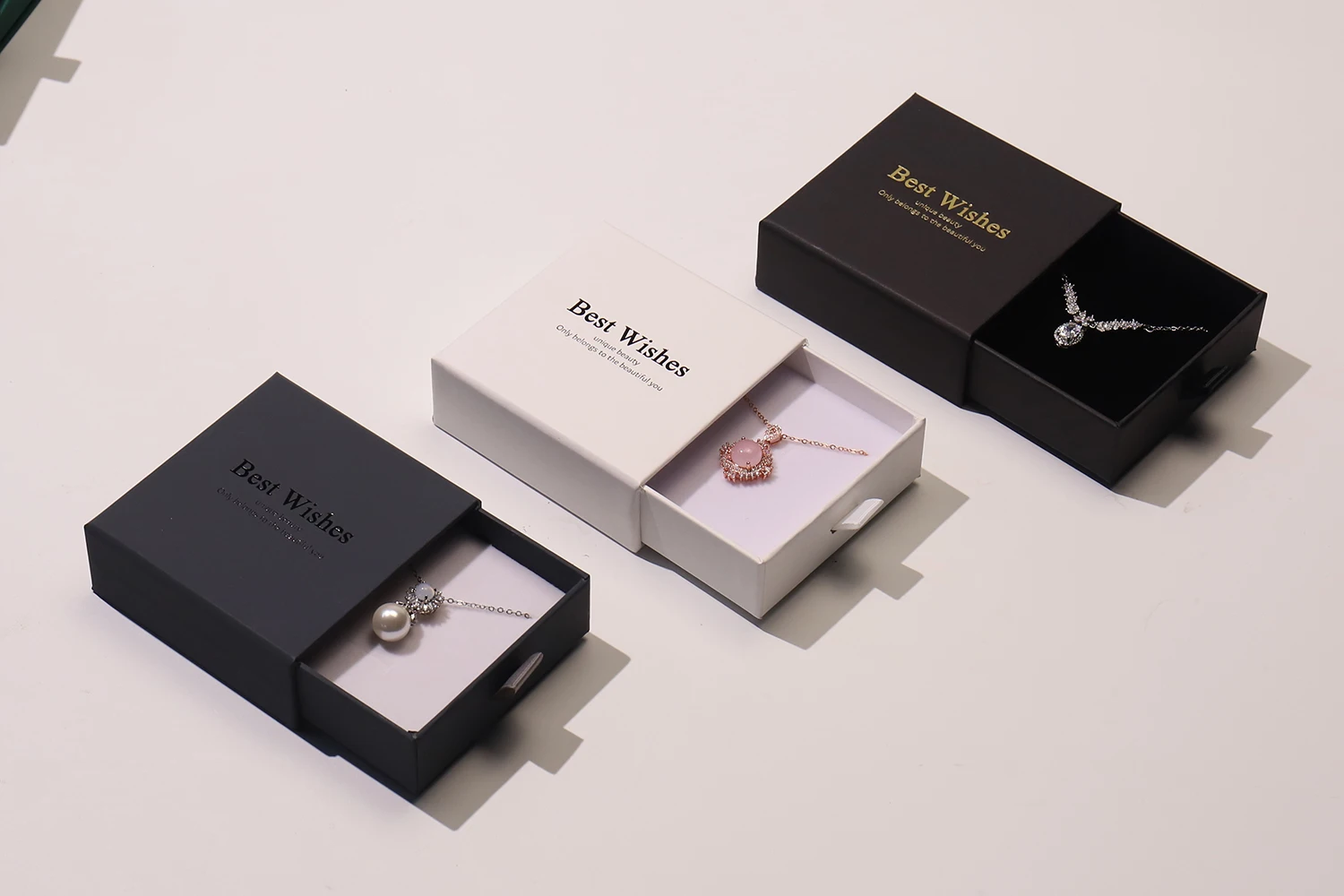 Xinxing jewelry professional packaging gift wrapping jewelry box earring pendant gift drawer box packaging