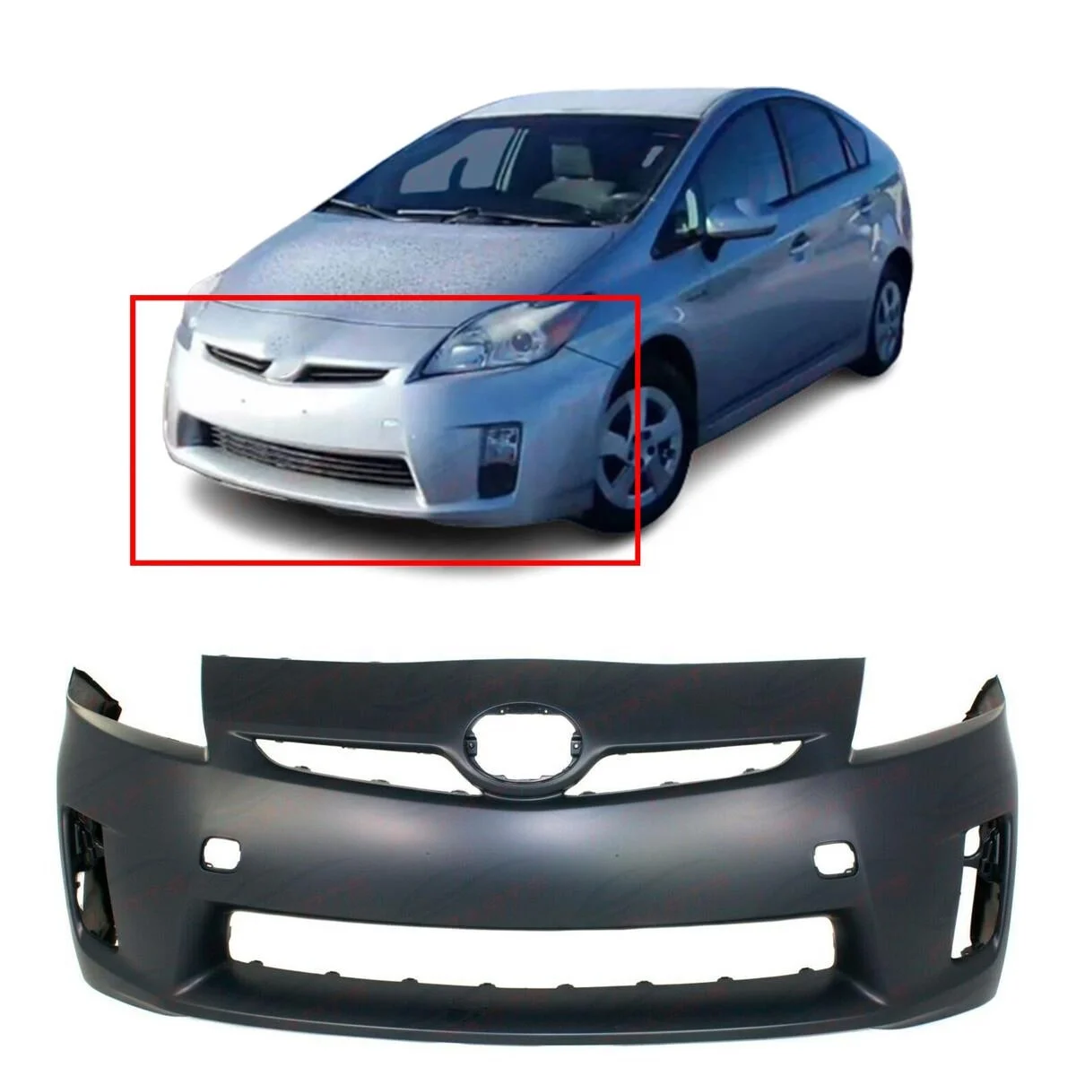 Car Accessories Prius Front Bumper High Quality auto front bumper 52119-47917 for T-OYOTA Prius 2010-2012