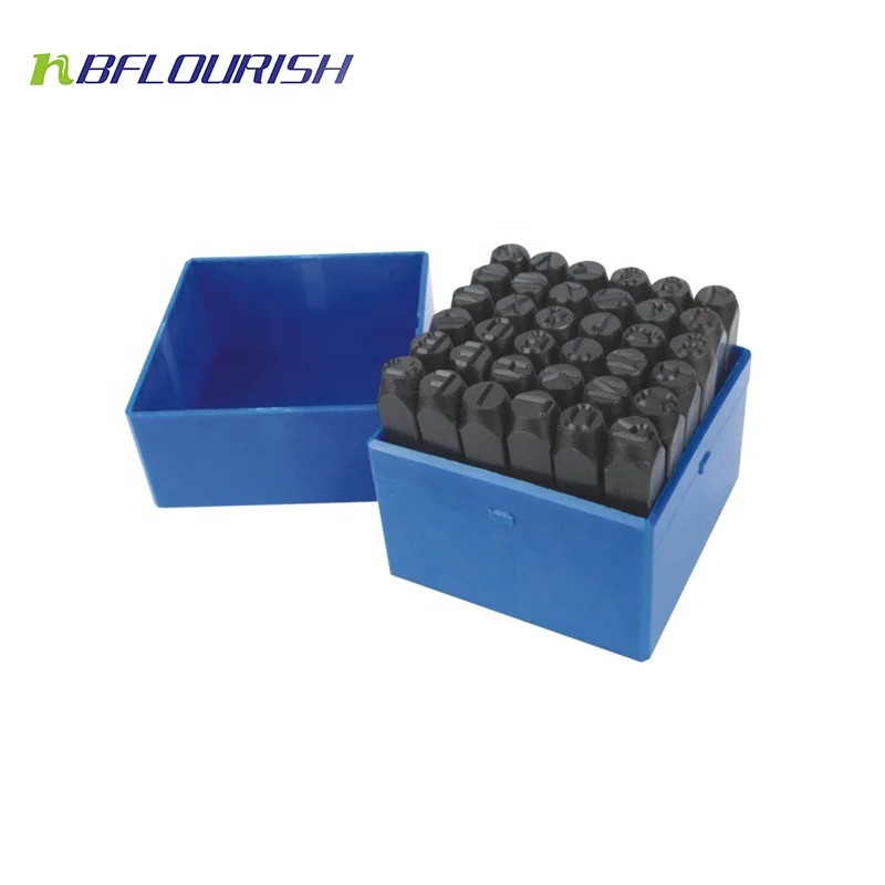 YUTE 36PCS 4MM number and letter stamp