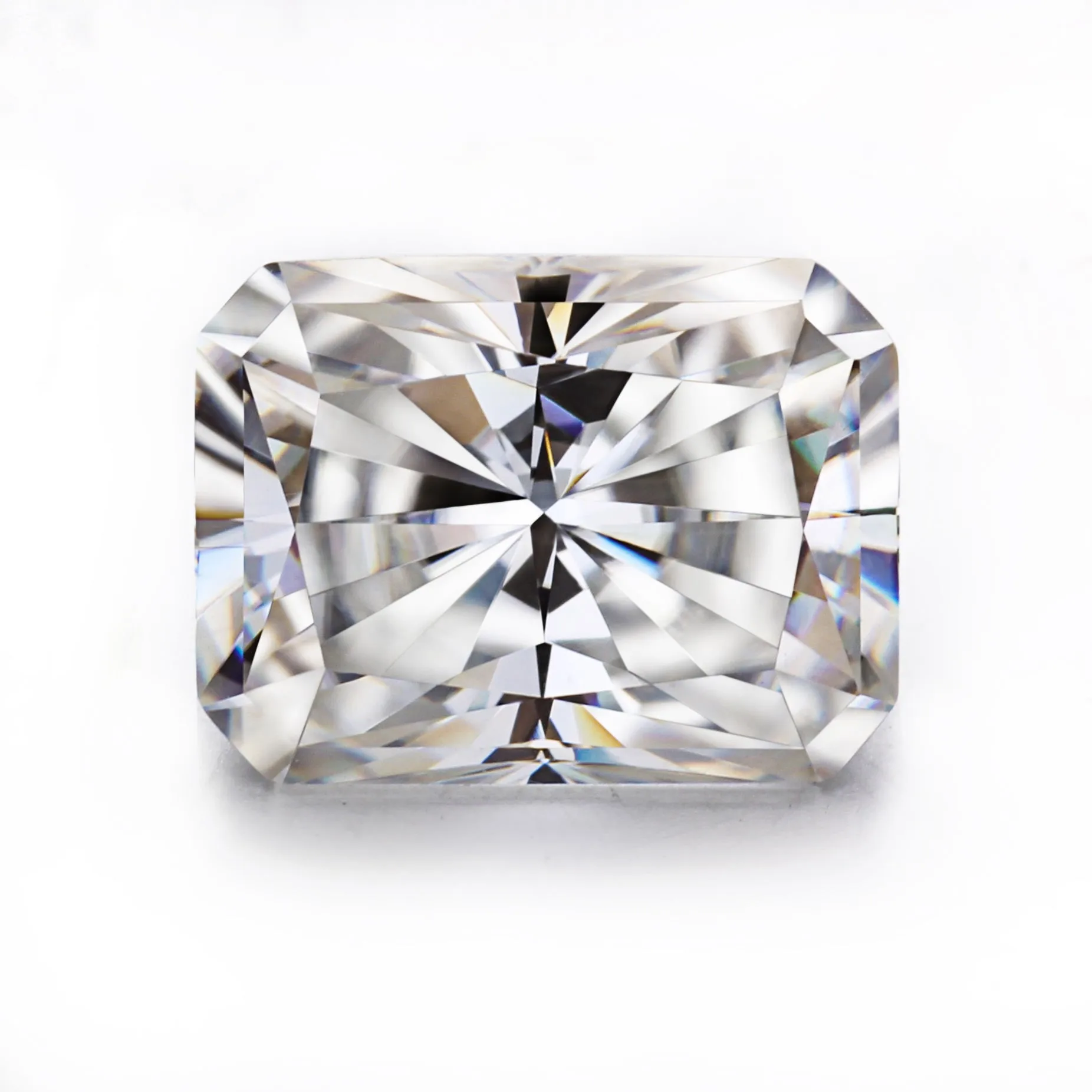 7Carat High Clarity VVS1D Color Emerald Round Brilliant Cut loose moissanite diamond  moissanite gemstones Jewelry moissanite