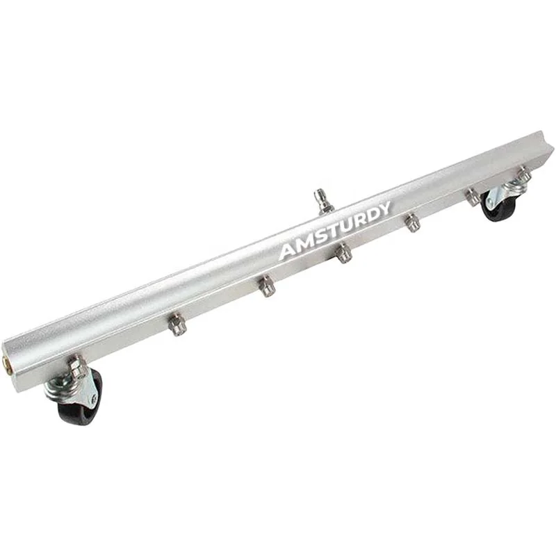 AMSTURDY WB39 trending plastic undercarriage cleaner swivel wheel telescopic extendable high pressure water broom