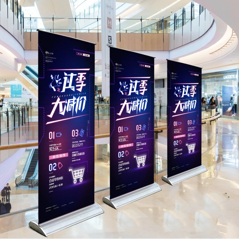 
80 x 180 Roll up display Outdoor roll up stand advertising retractable roll up banner stand 