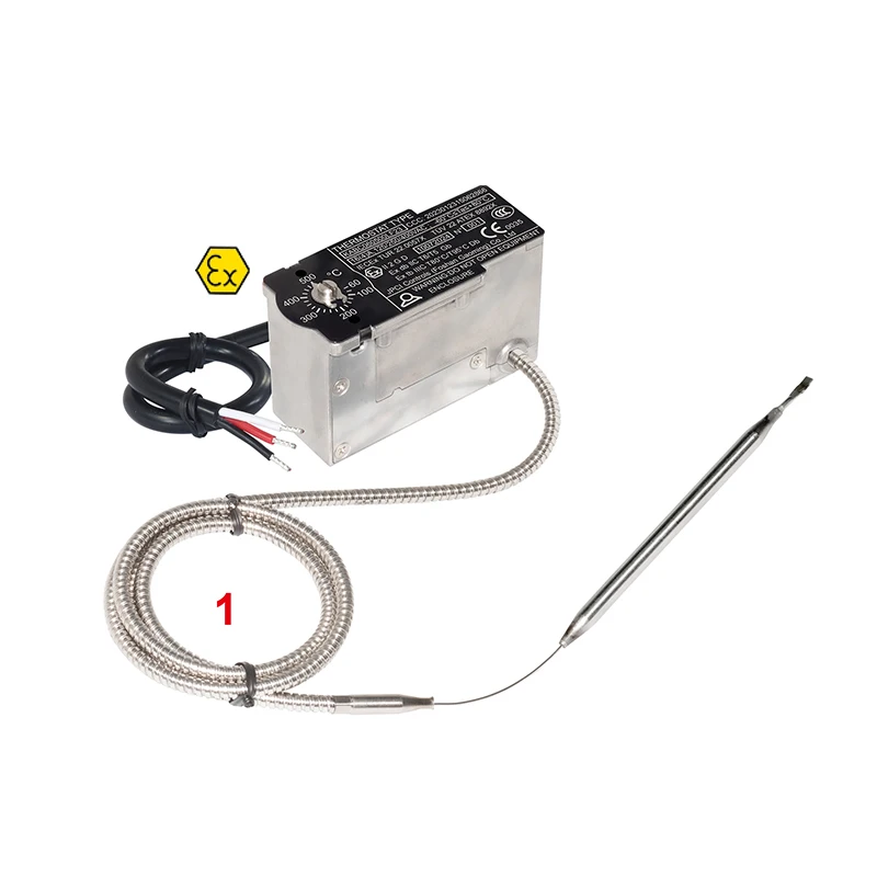 Thermostat Explosion proof function Capillary cable Up to 500°C Mechanical thermostat