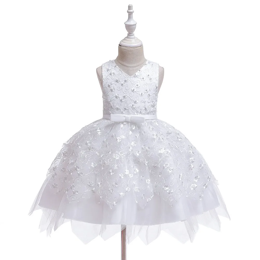 Kids 2023 Girls Elegant  Trendy Dresses for Girls Party Wedding Birthday Formal Wear