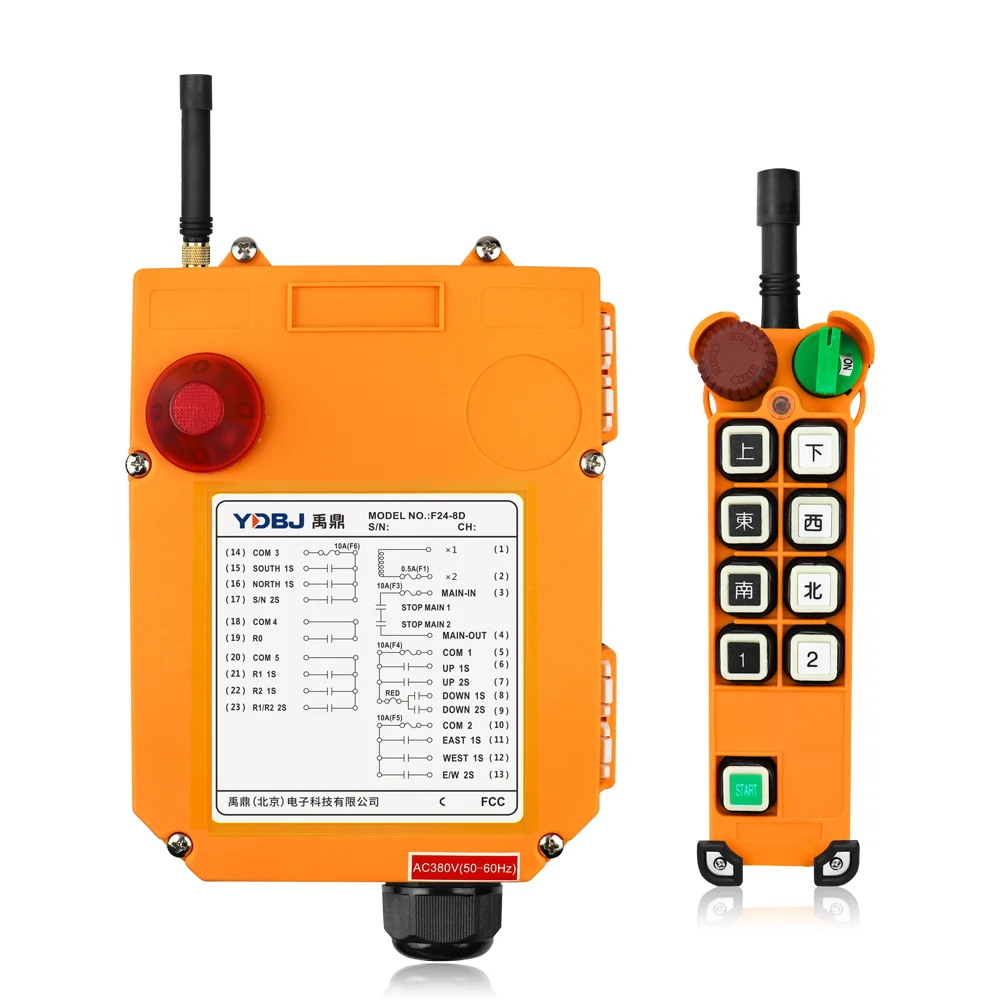 Industrial 220v wireless radio remote control transmitter and receiver