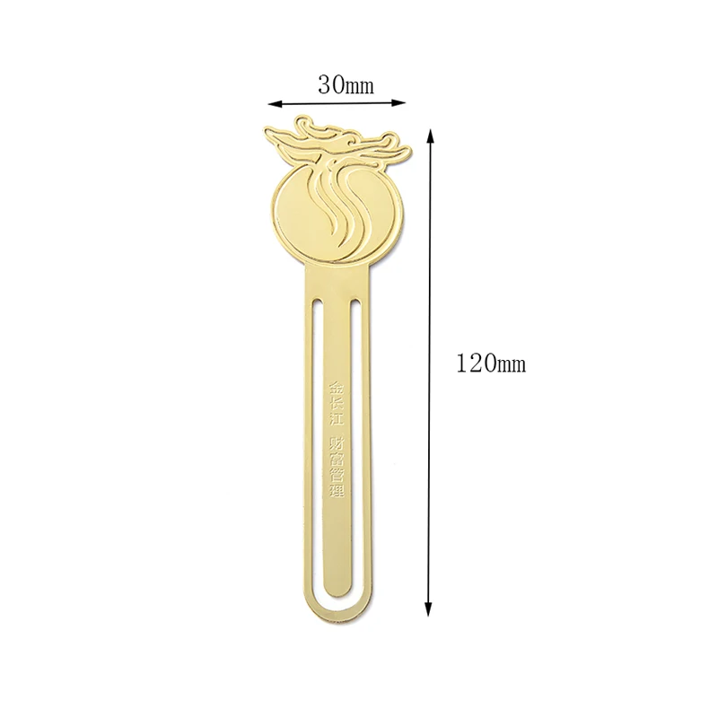 High Quality Customize Dragon Pattern Special Meaning Long Size Bookmark