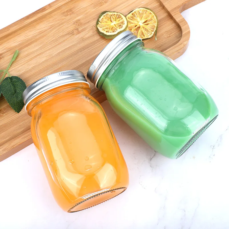 Hot Sale Round 16oz Honey Glass Storage Jar Container Glass Bottle For Bird Nest With Lid