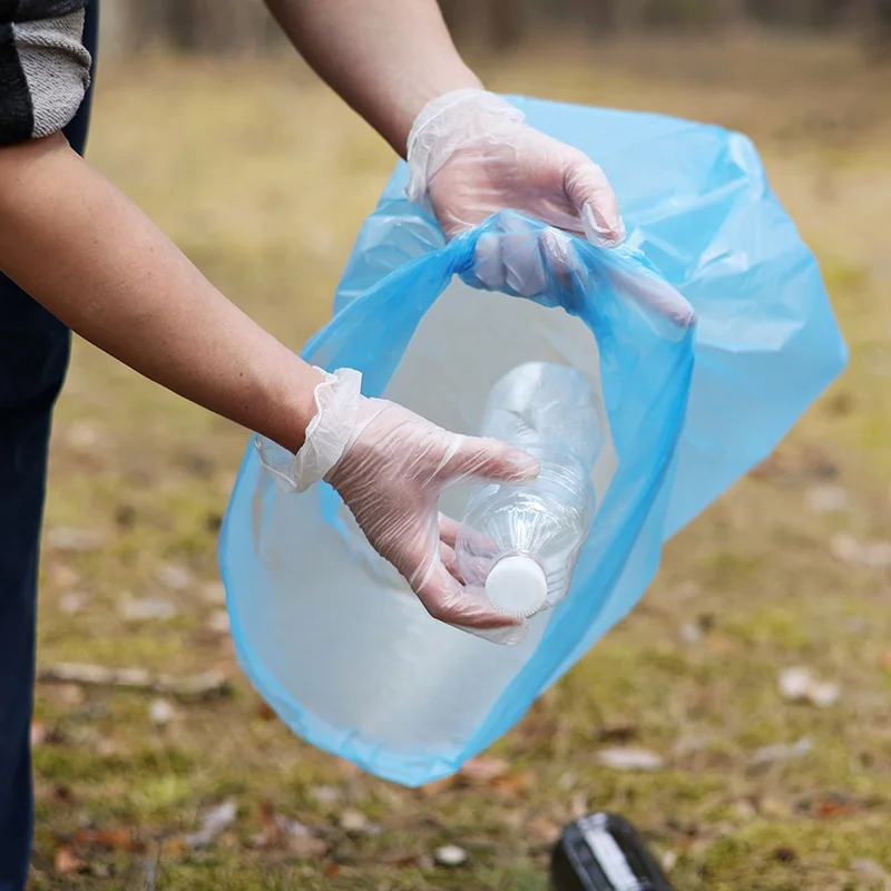 Custom PVC Work Gloves Latex Free 100 PCS Box Household Gloves Waterproof Black Powder Free Disposable Vinyl Gloves for Cleaning