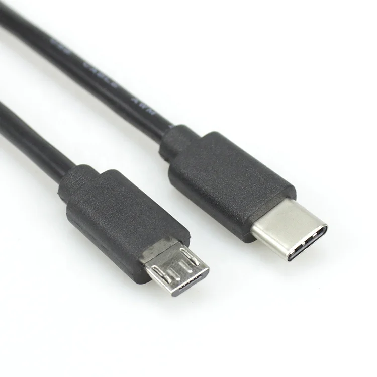 Micro USB Male to Type-c Male Data Cable