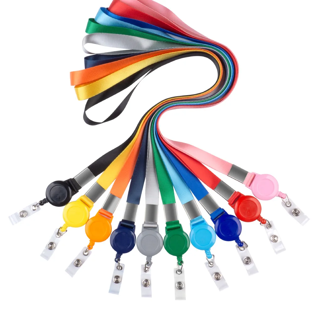 Шнур на шею с логотипом заказ выдвижной шнур для Id-значков