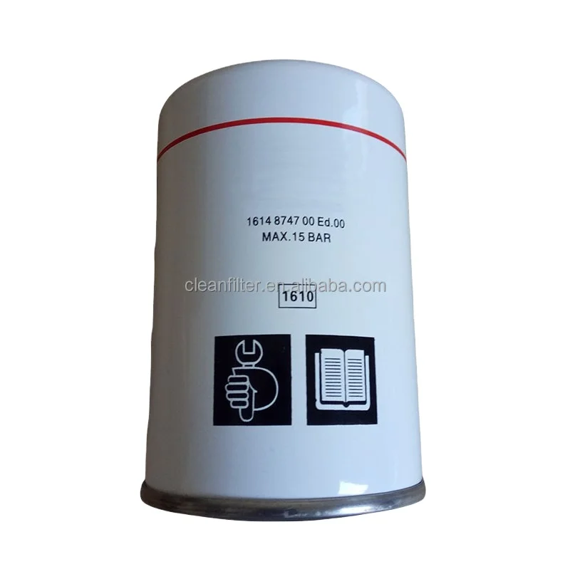 high quality replace air compressor oil filter 1614874799 1614874700