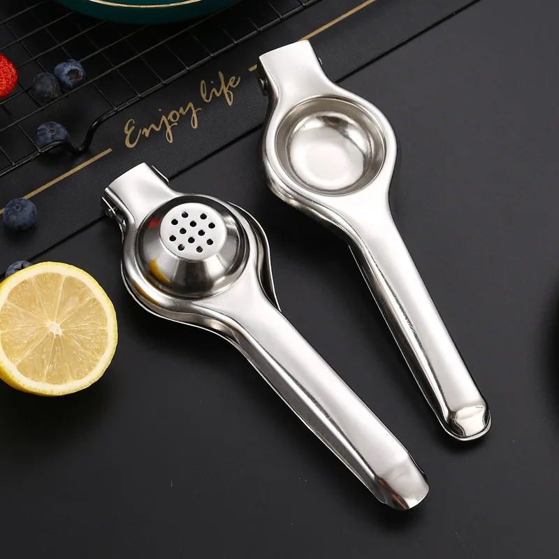 Stainless steel manual juicer Household juicer Vegetable juice pomegranate orange Squeezer Simple mini lemon holder