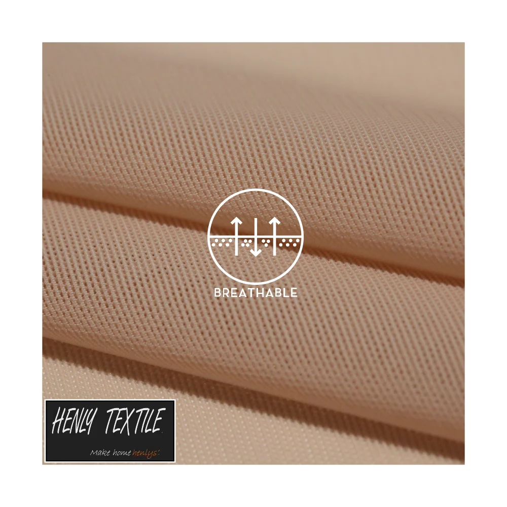 HT220565 70%NYLON 30%SPANDEX 150GSM KNITTED TRICOT NET FABRIC