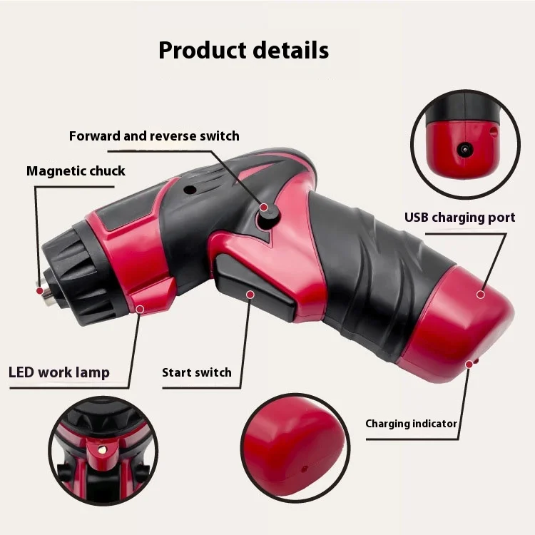 Manufacturer Price	mini screwdriver electric	24v cordless screwdriver	for DIY repair and assembly