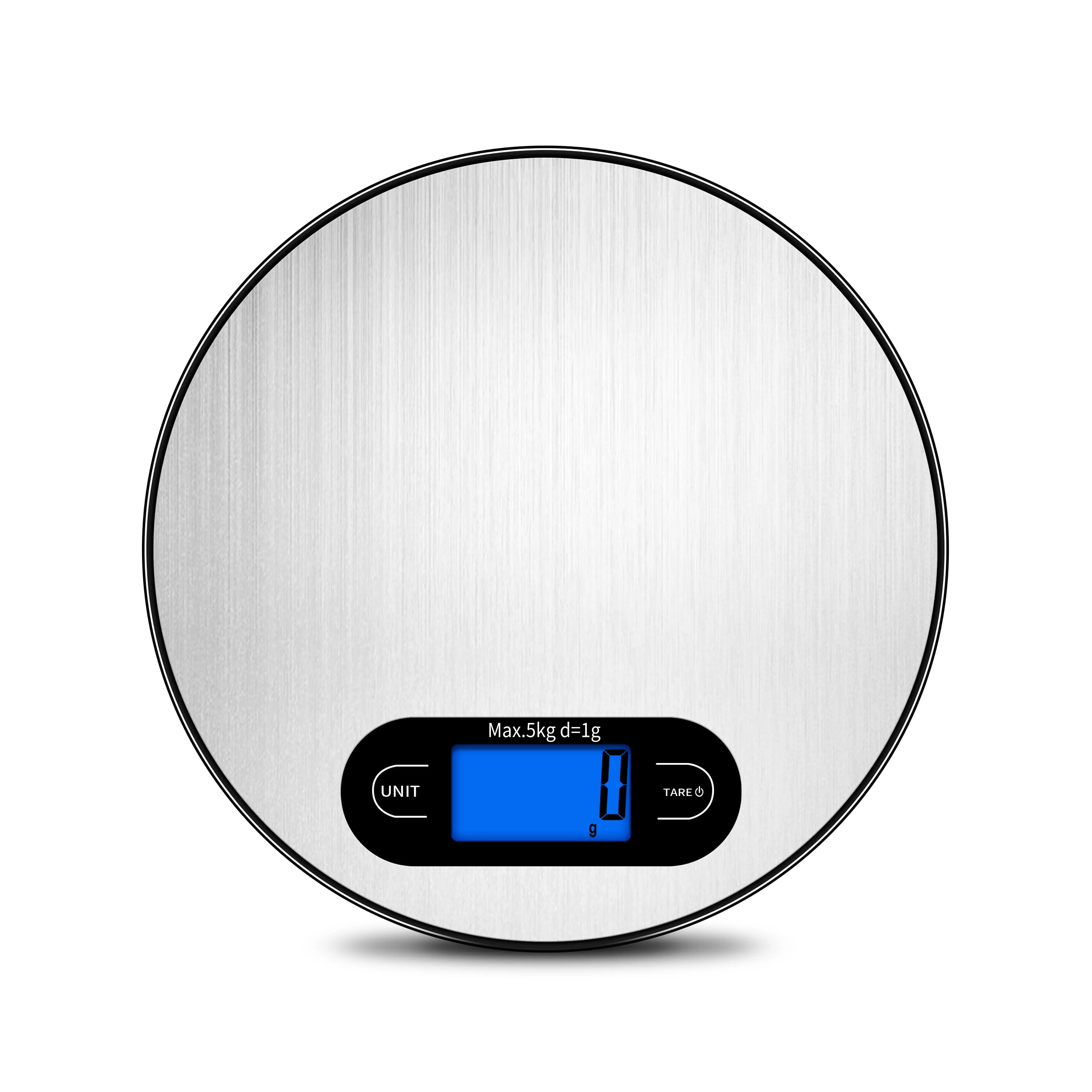 Многофункциональные цифровые тонкие кухонные весы из нержавеющей стали на 5 кг