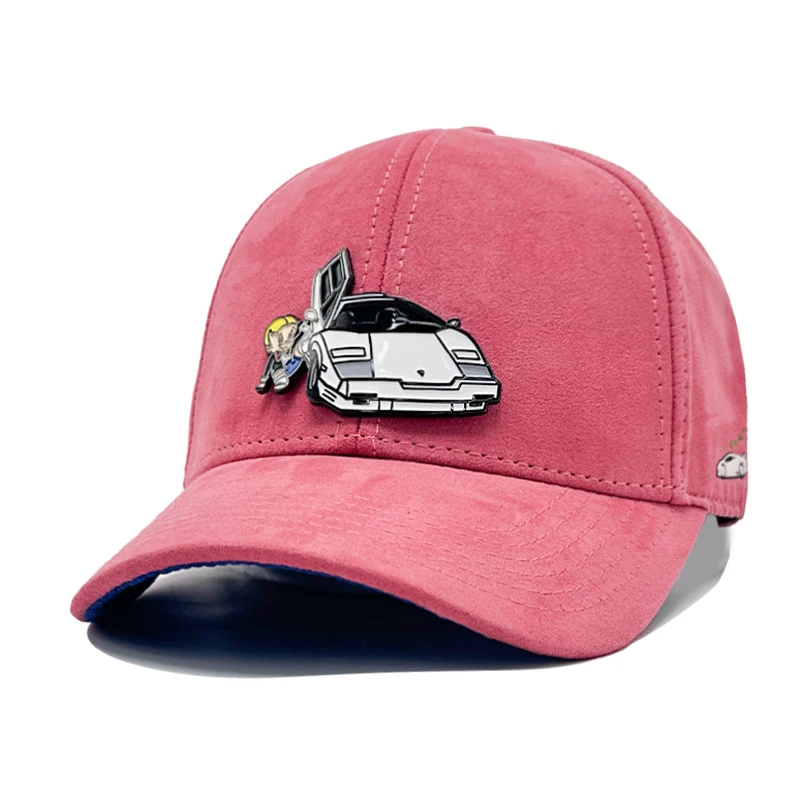 OEM High Quality Suede Baseball Cap Wholesale Gorras Custom Embroidery Logo Curved Brim Sport Baseball Cap