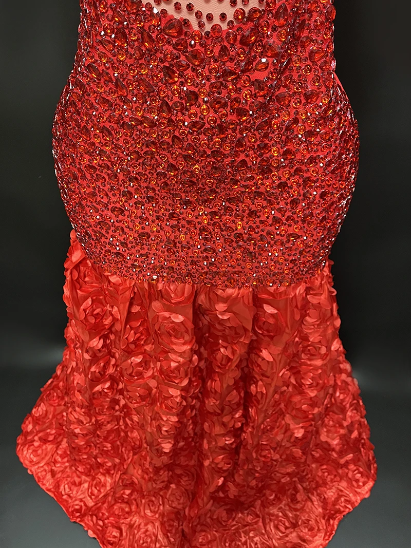 Novance Y2113-TW Wedding Dresses 2024 New Arrivals Red Sexy Prom Dresses Ball Gown Glitter Luxury Womens Wholesale Clothing
