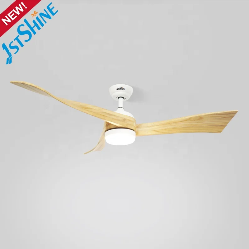 1stshine Необычные деревянные/лезвия из нержавеющей стали 230v светодио дный потолочный светильник вентилятор с пультом дистанционного управления