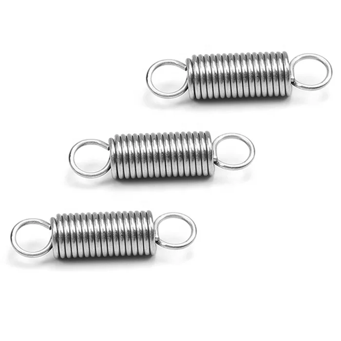 Factory Custom Spring Steel Coil High Extension Spiral Zinc Plating Galvanized Double Hook Constant Small Tension Springs