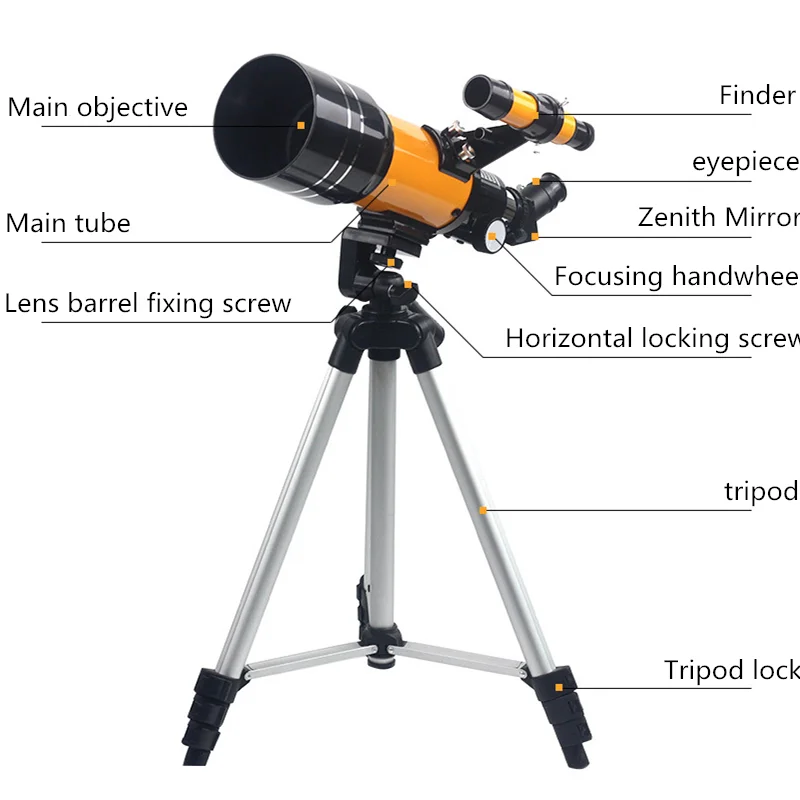 Professional stargazing astronomical telescope F30070 high-definition high-power astronomical telescope F70300
