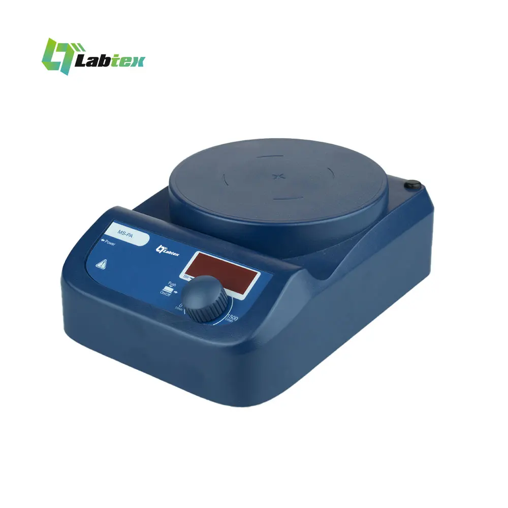 Labtex Double LED Digital heated Hotplate Magnetic Stirrer stainless steel with ceramic coated hotplate for laboratory
