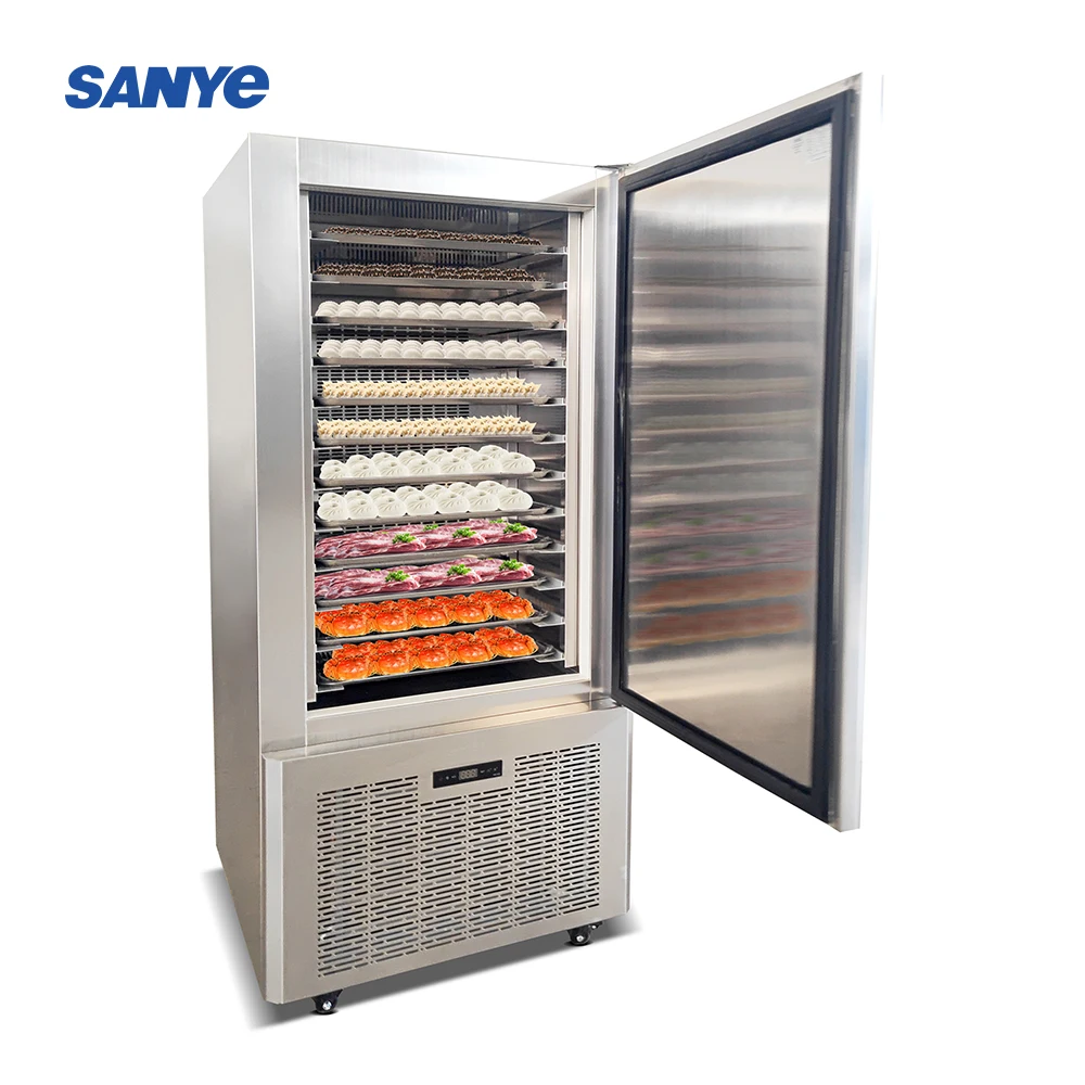 Quick Freezer Commercial Freezing Small Blast Freezer Chiller Refrigeration Machine Blast Shock Freezer Meat Cabinet