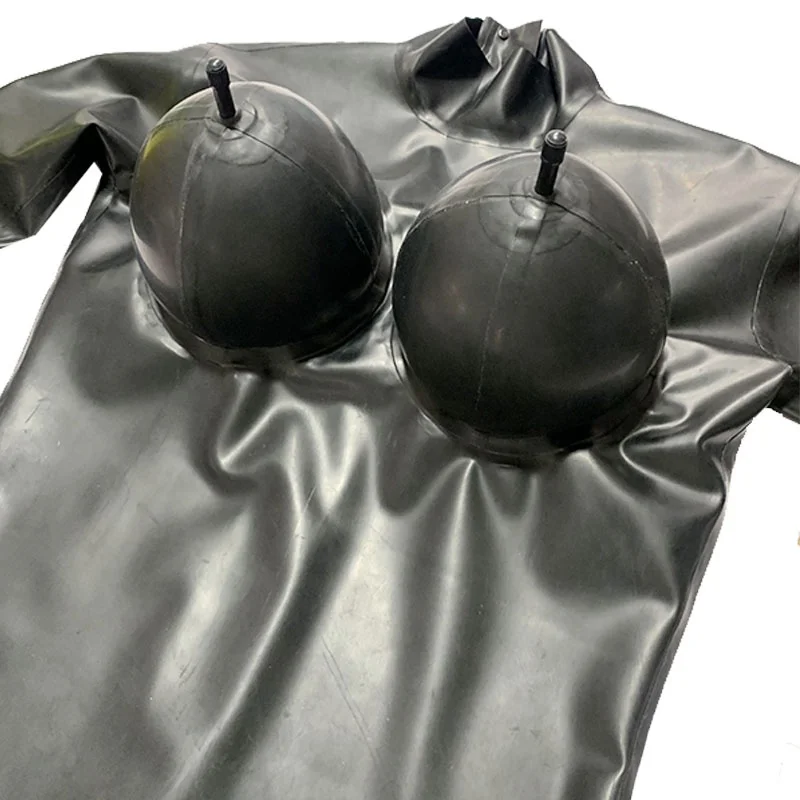 New 2023 Latex Sexy Blue Jumpsuits  men Dresses OEM Fancy Spandex Time Lead Support Feature Material Cosplay Factory Price