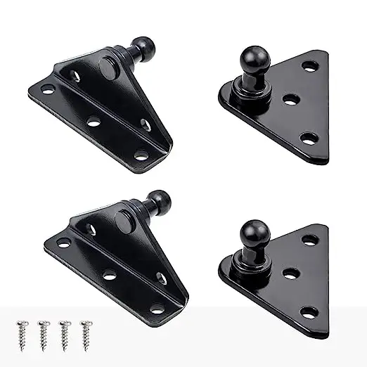 Black 10MM Ball Stud Mounting Bracket for Gas Struts Lift Supports Shocks Spring Prop