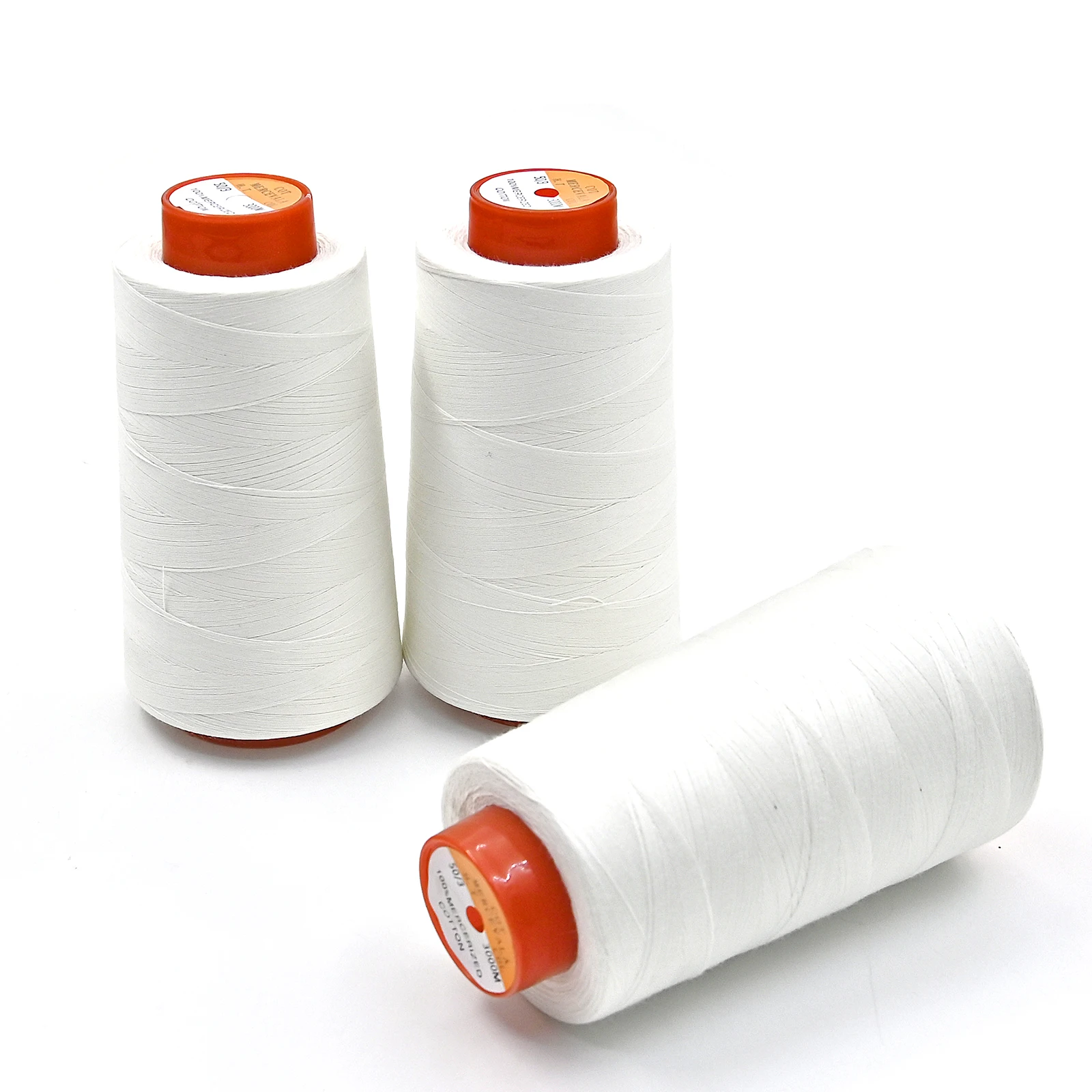 natural material 100% 20/2 50s/3 hilo de algodon cotton thread for sewing socks