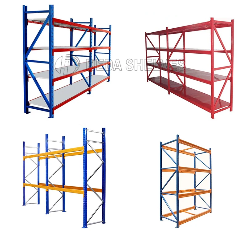 Heda Manufacturer Factory steel Medium duty warehouse Storage rack shelf industrial Racking System for stacking racks