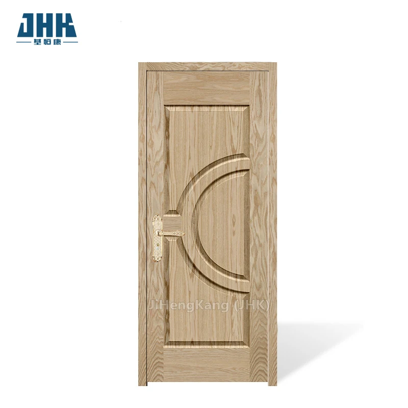 JHK-014 Vella House деревянные распашные двери из красного дуба, шпон из цельного дерева для дома, дизайн деревянных дверей, китайский завод