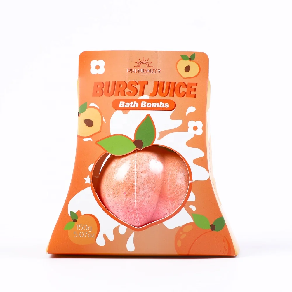 Manufacturer Wholesale Oem Custom Fizzy Shower Bombs Aromatherapy Bath Bubbles Women Relaxing Fruit Shaped Kids Bath Bombs