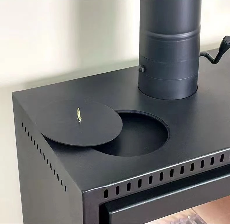 Freestanding Pellet Stove for Modern Firewood Heating  Embedded Wood Stove with High-Efficiency Core