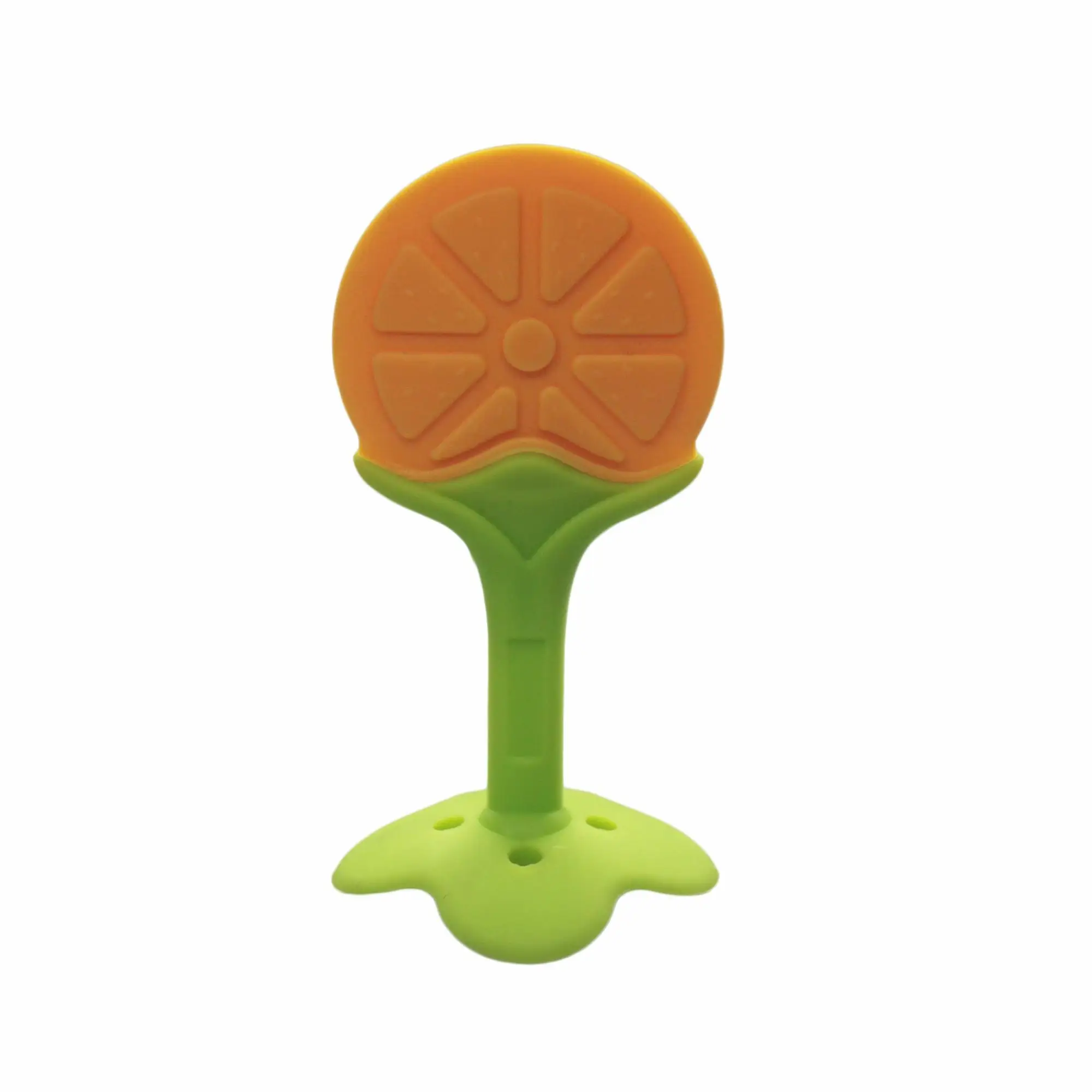Food Grade Fruit Shape Baby Teething Toy BPA Free Silicone Baby Teether