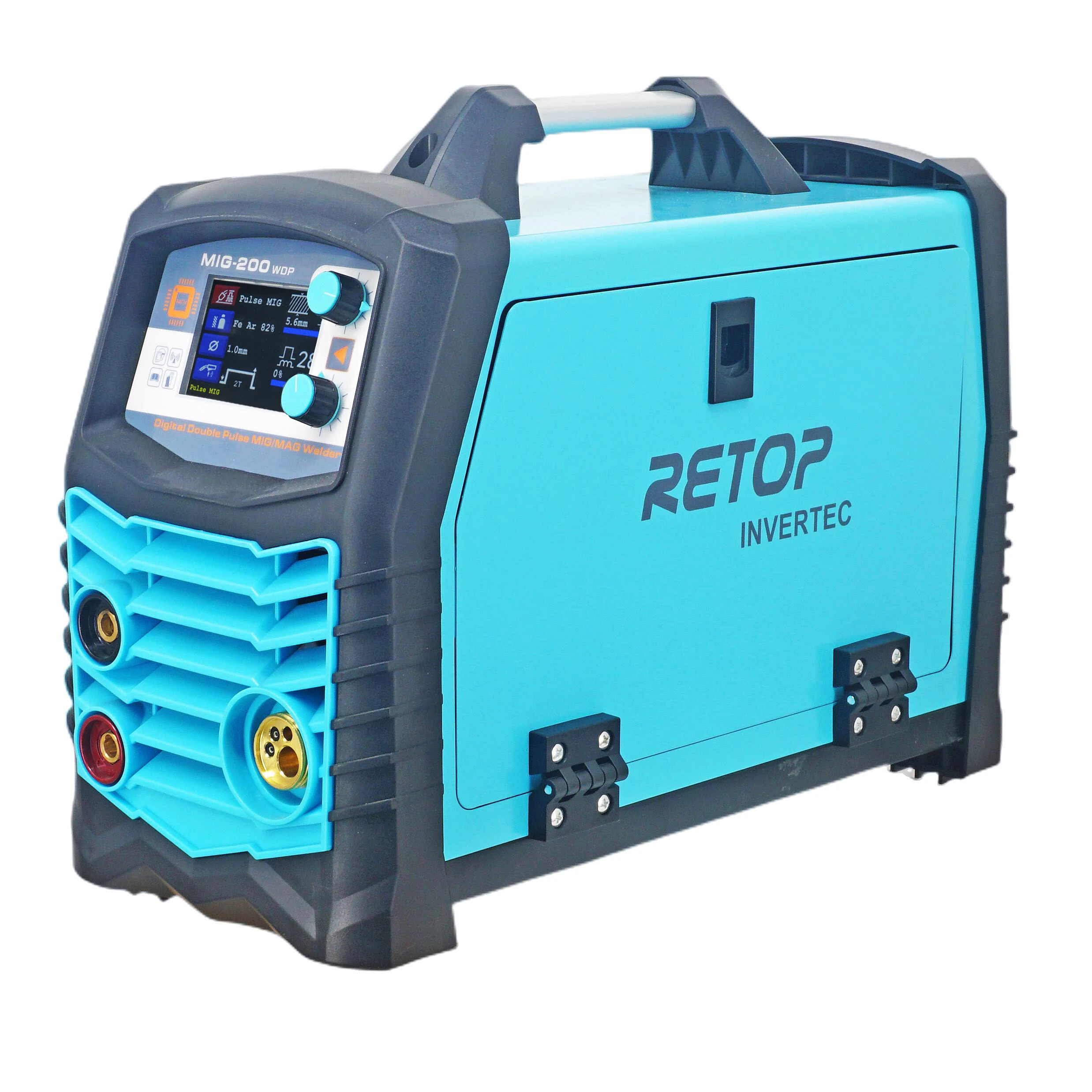 Portable multi-function inverter dual pulse mig welding machine for home use