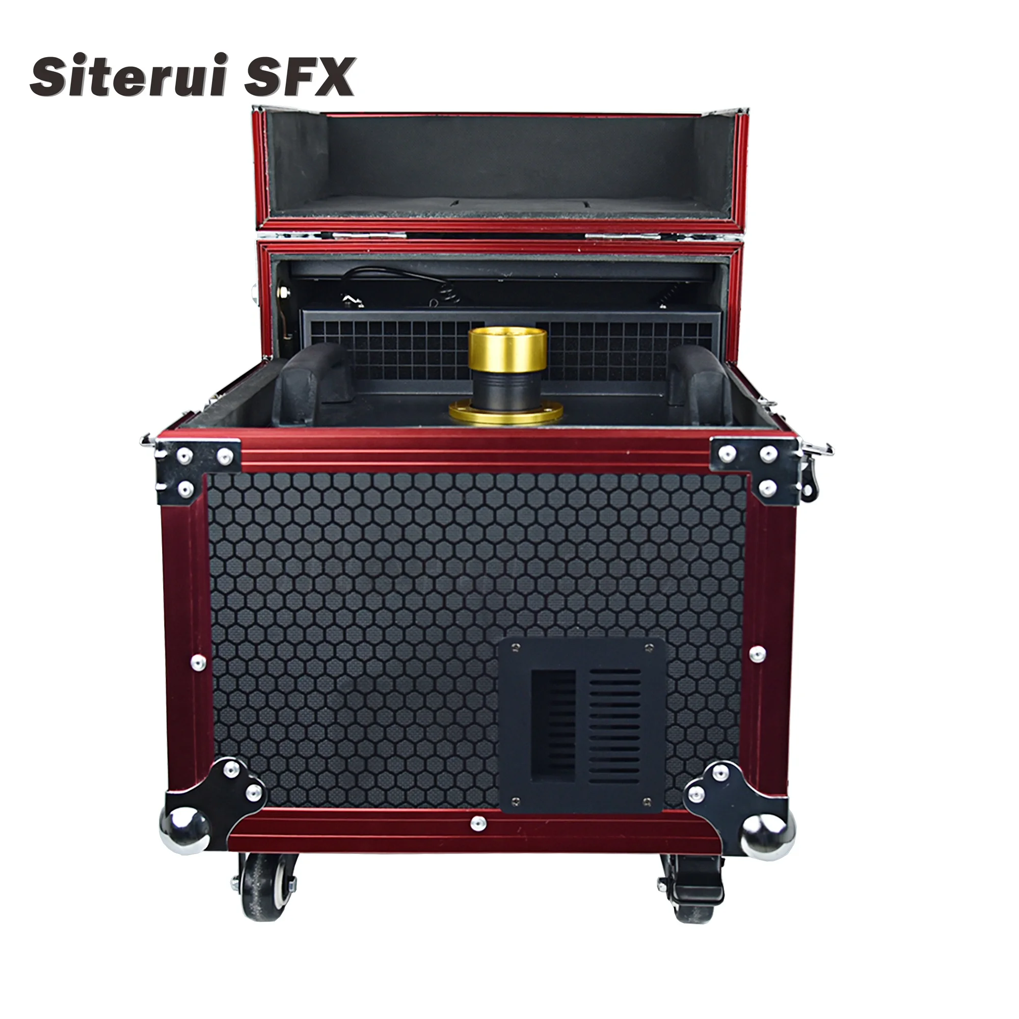 SITERUI SFX DMX and remote control smoke hazer 660W dual oil-based haze machine for stage show and theater
