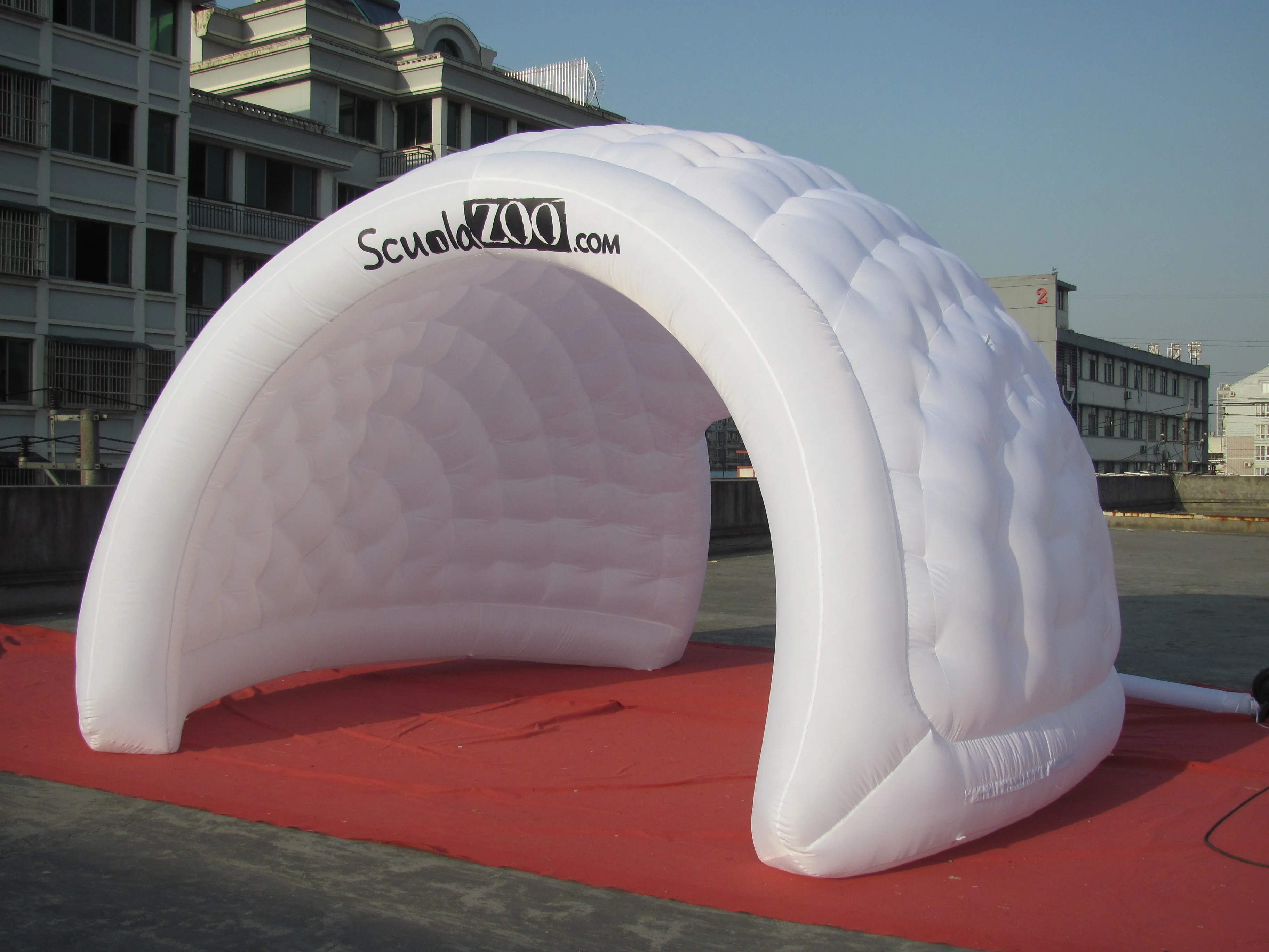 Colorful Lighting Led Tent Dome Inflatable Dome Tent Igloo For Event