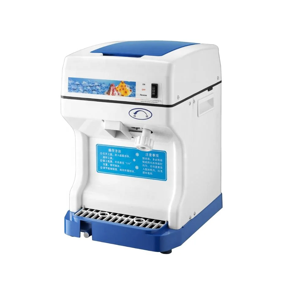 Commercial Electric Snow Cone Maker Razor Snowflake Shaved Ice Machine for Dessert