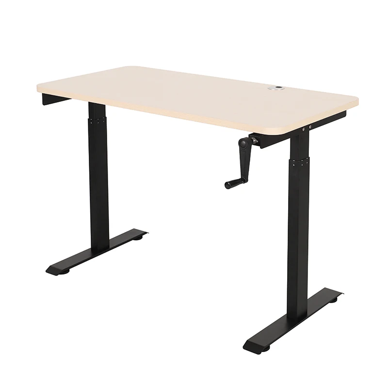 Manual Height Adjustable Lifting Table Writing Desk Sit Stand Up Desk Office Table Adjustable Height Desk Frame
