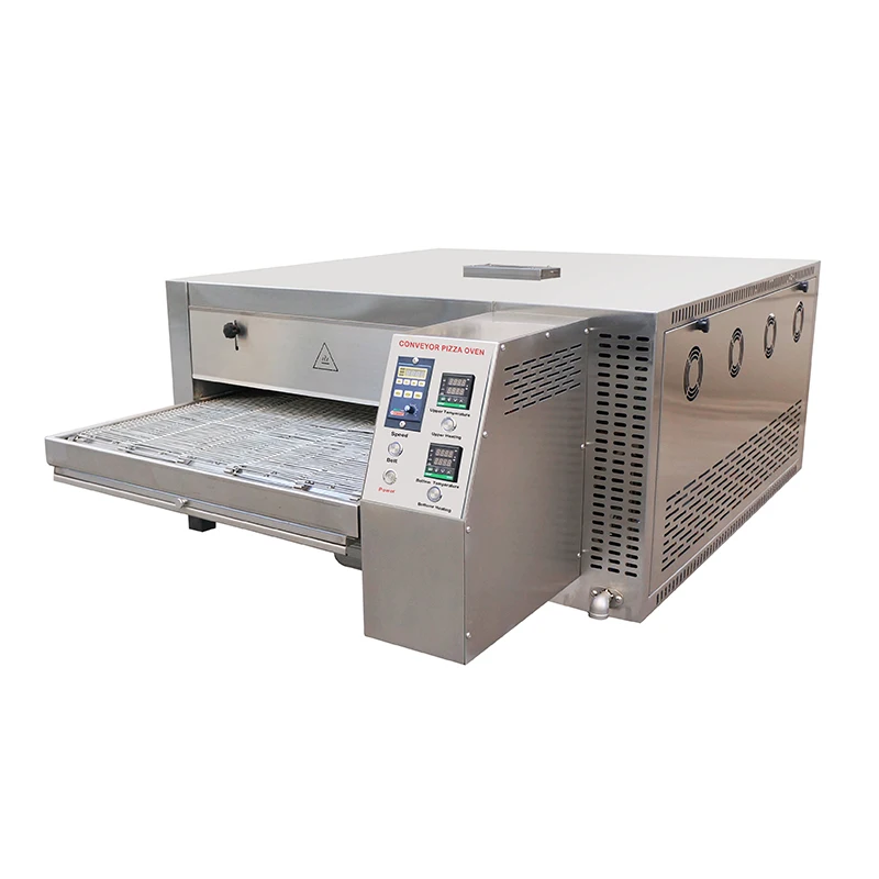 12 18 26 32 inch Commercial Bakery Equipment Electric Gas Conveyor Belt Pizza Oven for Restaurant CE Provided