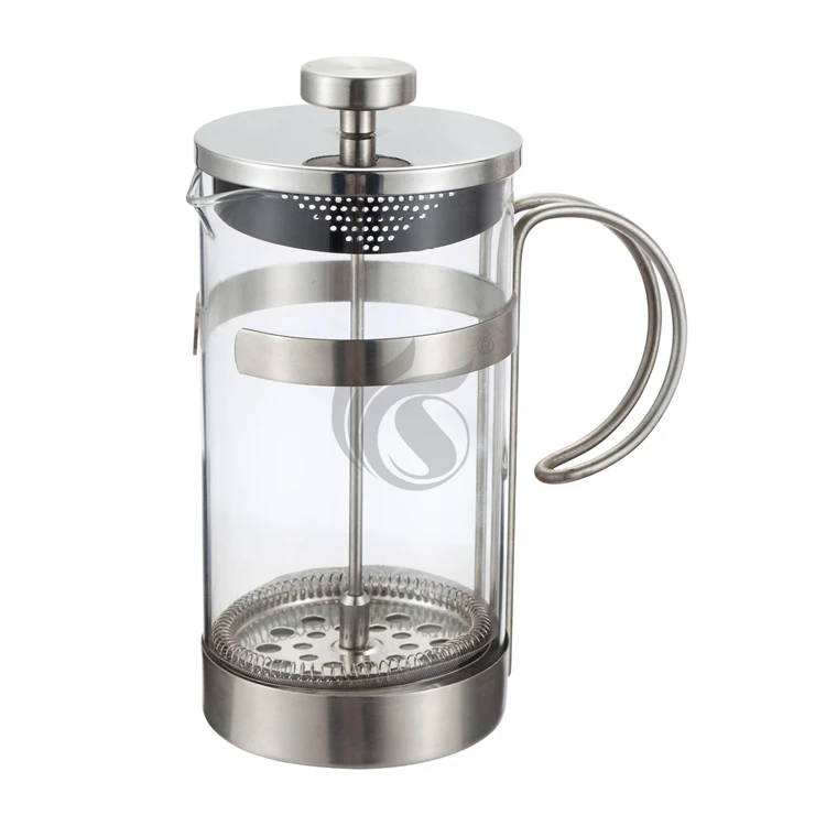 304 Grade Stainless Steel French Press Coffee Maker Glass French Press Coffee Tea Maker
