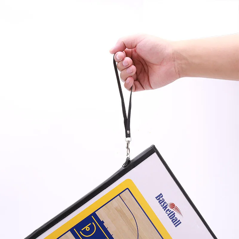 Three-fold magnetic folding basketball tactical board sand table tactical board graphic board with magnet teaching